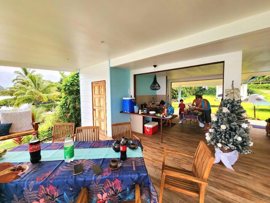 Duplex En Bord De Mer Fare Tahitea Pension Taputapuapea Екстериор снимка
