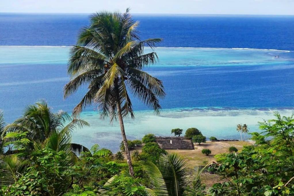 Duplex En Bord De Mer Fare Tahitea Pension Taputapuapea Екстериор снимка